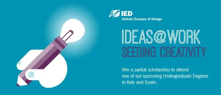[已截止] IED歐洲設計學院2015年學士課程留學獎學金
